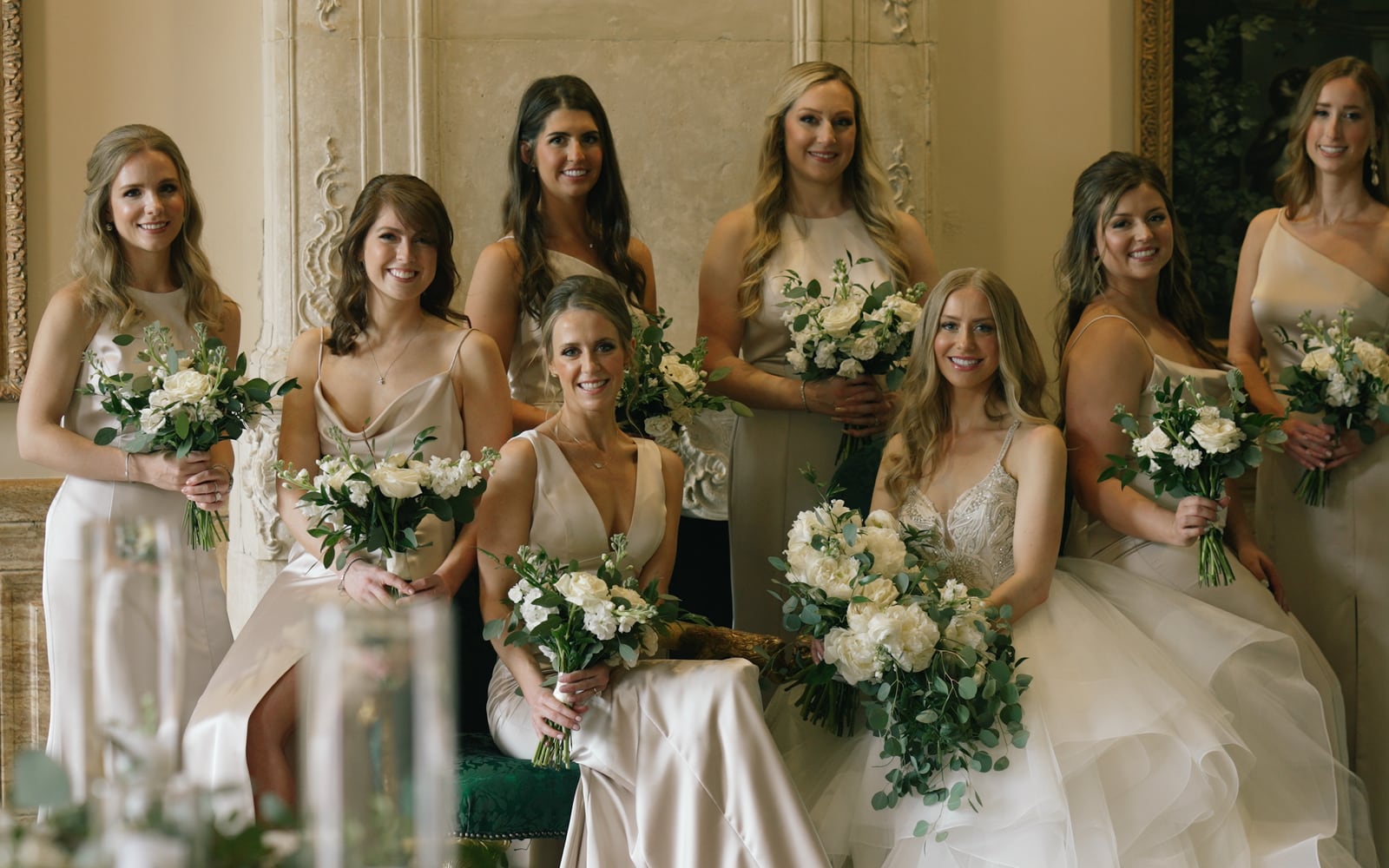 Jasna Polana Wedding Videography Hillary and her bridesmaids